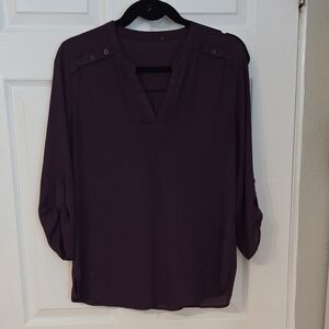 Elegant Purple Women's Top